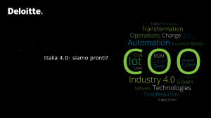 Deloitte_COO_industria_4.0 Italia 4.0: siamo pronti?